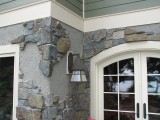 Stone and stucco exterior